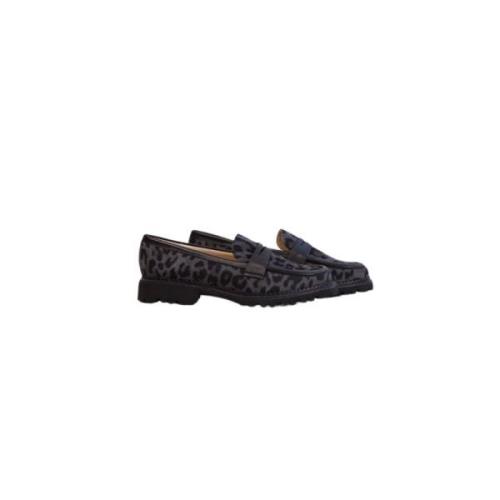 Zwarte Loafer met Detail Brunate , Multicolor , Dames
