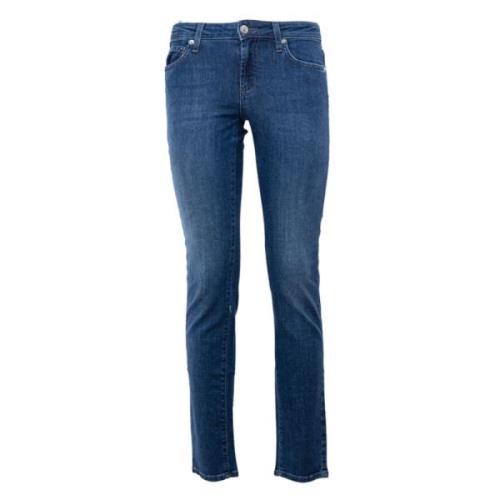 Stretch Denim Push Up Jeans Roy Roger's , Blue , Dames