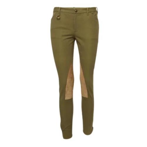 Pre-owned Suede bottoms Ralph Lauren Pre-owned , Green , Dames