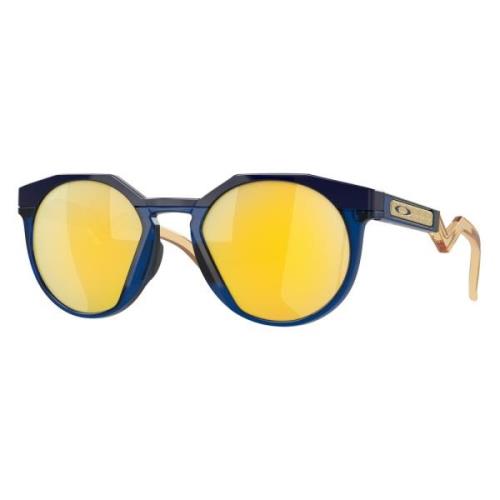 Stijlvolle Geel/Blauwe Zonnebril Oakley , Multicolor , Unisex