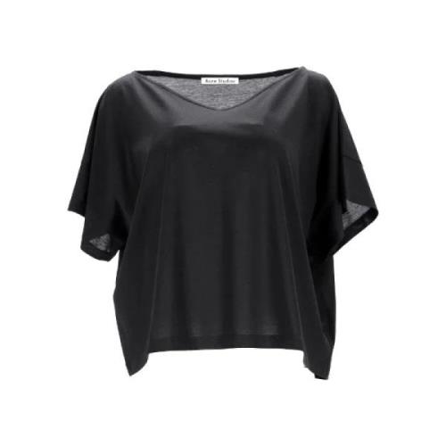 Pre-owned Cotton tops Acne Studios Pre-owned , Black , Dames