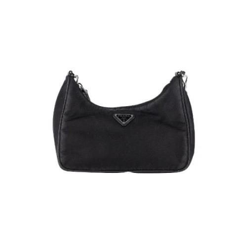 Pre-owned Nylon prada-bags Prada Vintage , Black , Dames