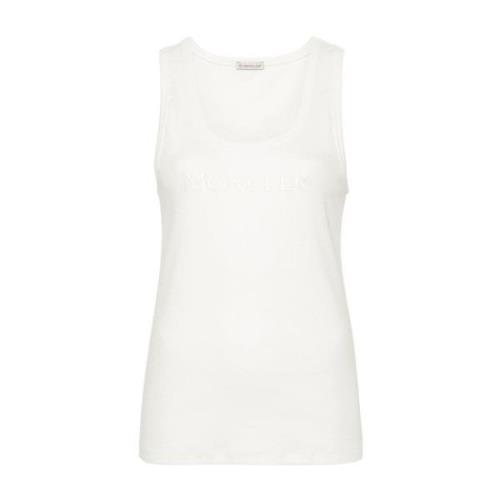 Stijlvolle Tops voor een trendy look Moncler , White , Dames