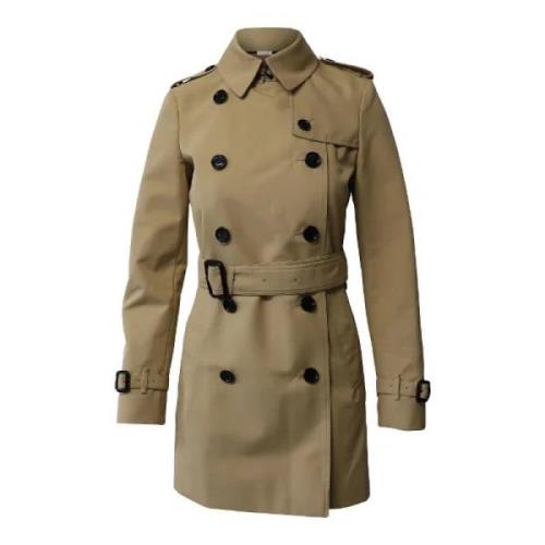 Pre-owned Polyester outerwear Burberry Vintage , Beige , Dames