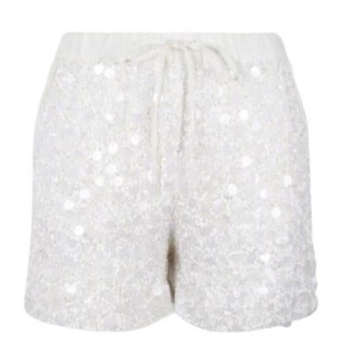 Witte Shorts voor Vrouwen P.a.r.o.s.h. , White , Dames