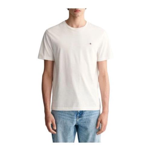 T-Shirts Gant , White , Heren
