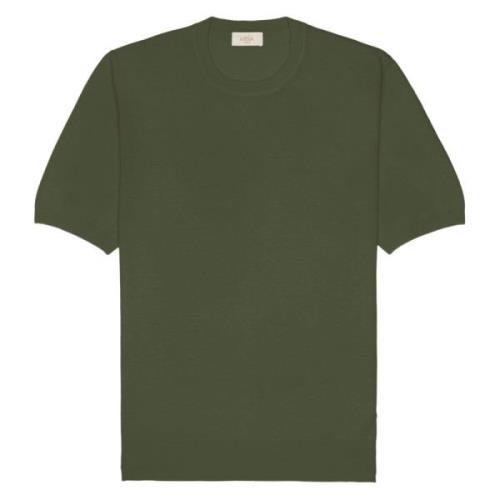 Linnen Katoen Groene T-shirt Altea , Green , Heren