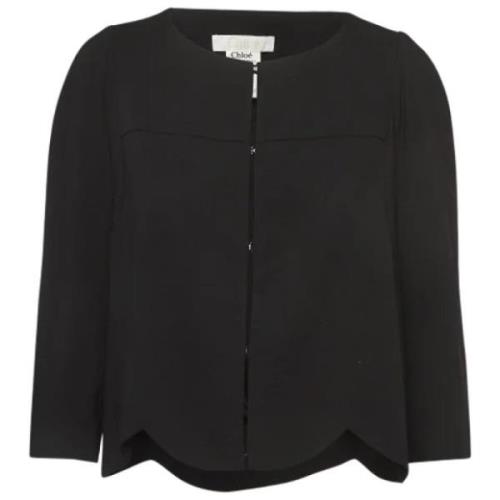Pre-owned Fabric tops Chloé Pre-owned , Black , Dames