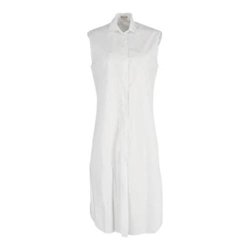 Pre-owned Cotton dresses Alaïa Pre-owned , White , Dames