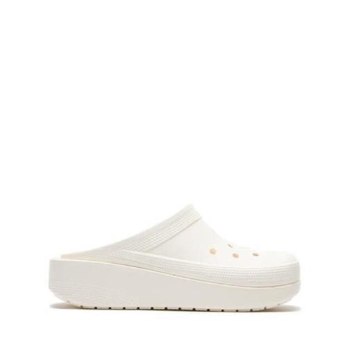 Klassieke Blunt Toe Schoenen Crocs , White , Heren