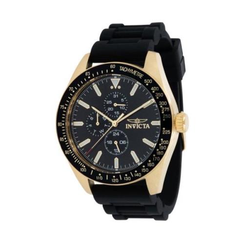 Aviator 38404 Quartz Herenhorloge - 45mm Invicta Watches , Yellow , He...