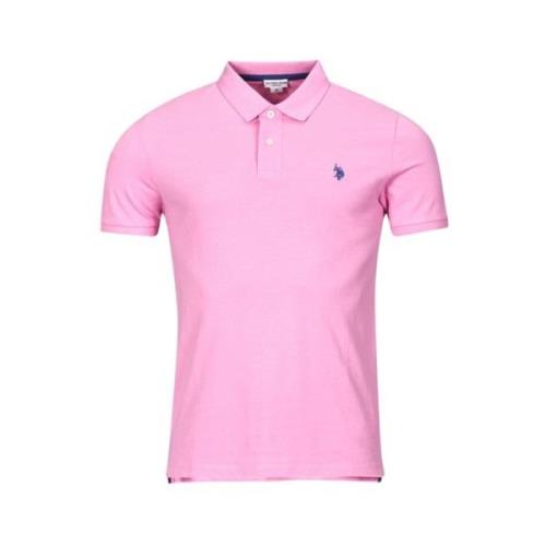 Polo Piquet Shirt U.s. Polo Assn. , Pink , Heren
