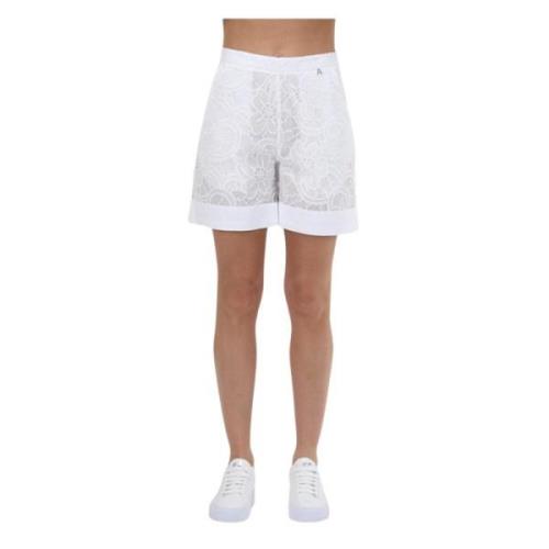 Kant Macramé Shorts Twinset , White , Dames