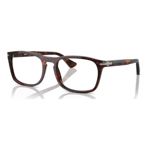 Stijlvolle brilmonturen in Havana kleur Persol , Brown , Unisex