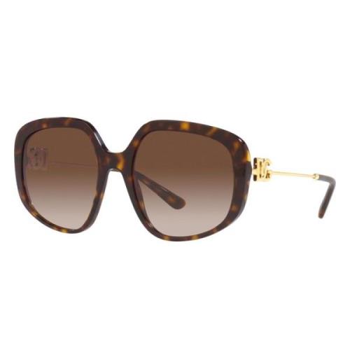 Oversized Butterfly Sunglasses Dg6141 502/15 Dolce & Gabbana , Brown ,...
