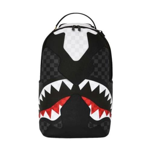 Zwarte Schaak Haai Rugzak Unisex Sprayground , Multicolor , Unisex