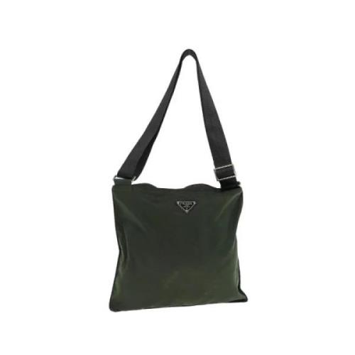 Pre-owned Nylon prada-bags Prada Vintage , Green , Dames