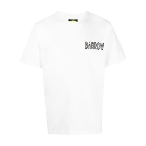Stijlvolle T-Shirt Collectie Barrow , White , Heren