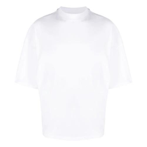 Klassiek Katoenen T-shirt Jil Sander , White , Heren