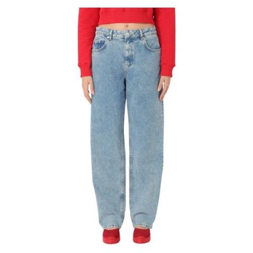 Denim Broek Moschino , Blue , Dames