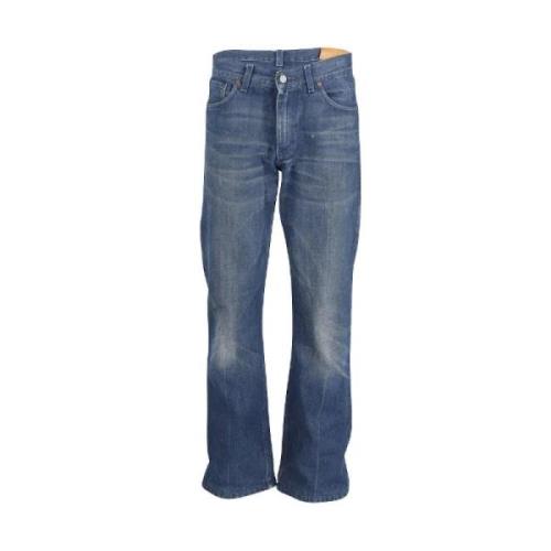 Pre-owned Cotton jeans Gucci Vintage , Blue , Heren