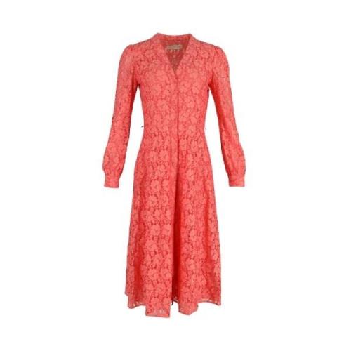 Pre-owned Cotton dresses Michael Kors Pre-owned , Orange , Dames