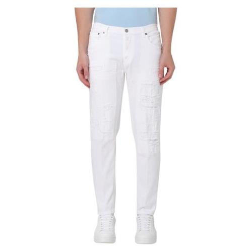 Brighton Jeans voor Stijlvolle Outfits Dondup , White , Heren