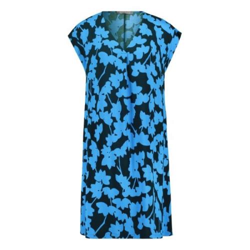 Bloemenprint Casual Jurk Betty & Co , Blue , Dames