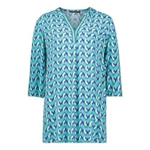 Moderne Print Blouse met Opstaande Kraag Betty Barclay , Multicolor , ...