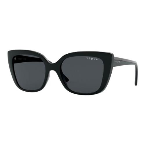 Black Sunglasses Vogue , Black , Dames