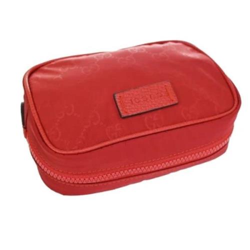 Pre-owned Fabric clutches Gucci Vintage , Red , Dames