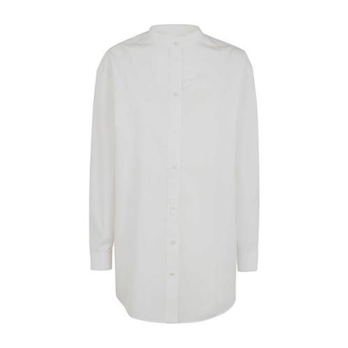 Optic White Fitted Shirt Jil Sander , White , Dames