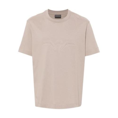 Dove Grey T-shirts en Polos Emporio Armani , Gray , Heren