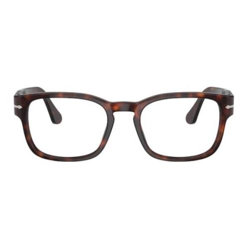 Vintage Vierkante Bril - Klassieke Stijl Persol , Brown , Unisex