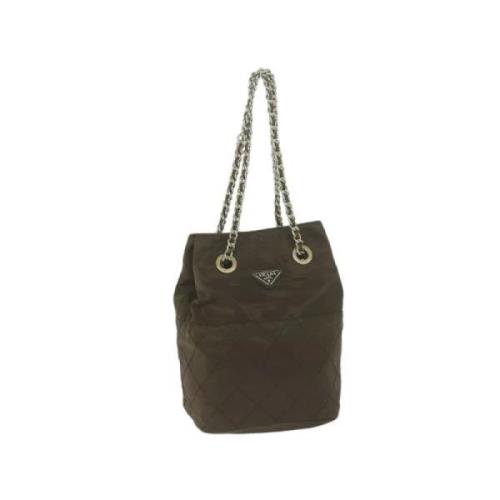 Pre-owned Nylon prada-bags Prada Vintage , Green , Dames