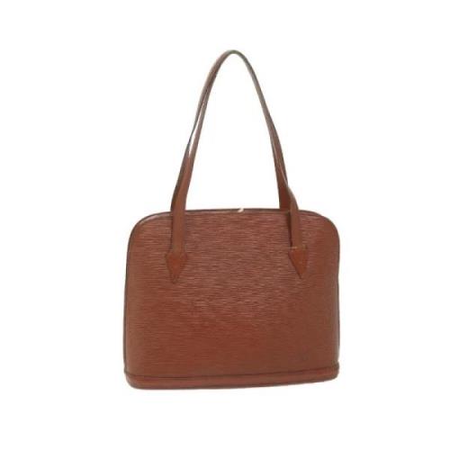 Pre-owned Leather louis-vuitton-bags Louis Vuitton Vintage , Brown , D...