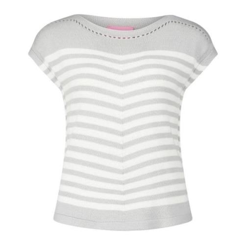 Gestreepte Gebreide Top Betty Barclay , Gray , Dames