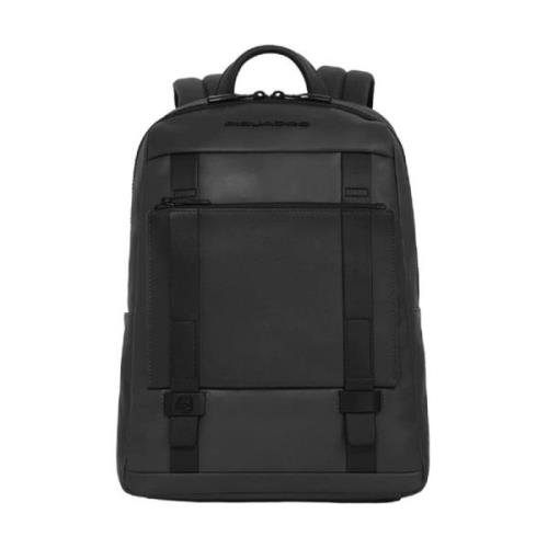 Zwarte Bucket Bag & Rugzak Ss24 Piquadro , Black , Heren