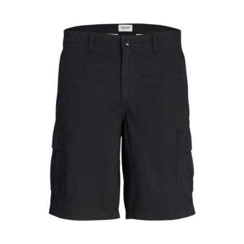 Cargo Shorts voor Mannen Jack & Jones , Black , Heren