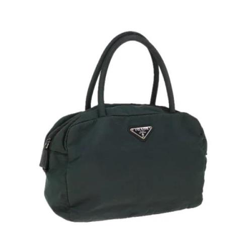 Pre-owned Nylon handbags Prada Vintage , Green , Dames