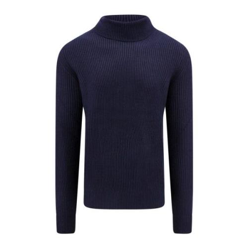 Blauwe Gebreide Coltrui Sweater Aw23 Peuterey , Blue , Heren