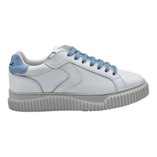 Blauwe Veterschoenen voor Dames Voile Blanche , White , Dames