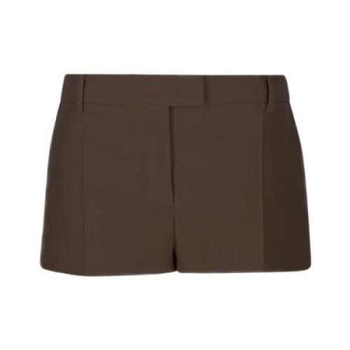Bruine Polyester Shorts Ss22 Valentino , Brown , Dames