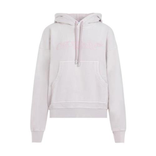 Roze & Paarse Hoodie Sweatshirt Off White , Multicolor , Dames