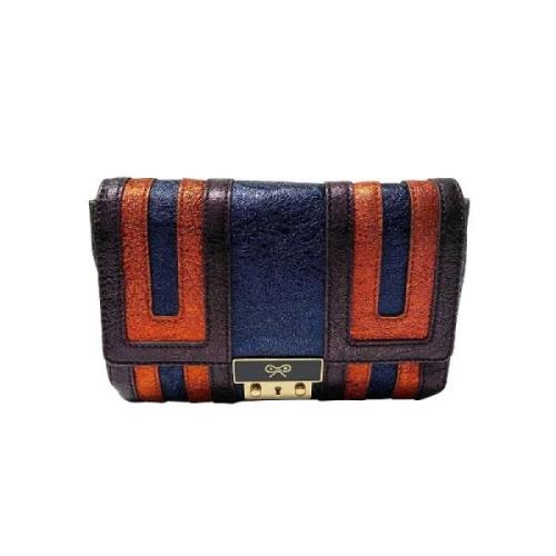 Pre-owned Leather shoulder-bags Anya Hindmarch Pre-owned , Multicolor ...