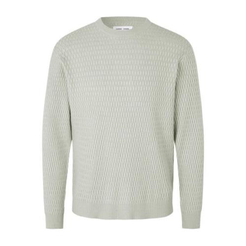 Round-neck Knitwear Samsøe Samsøe , Beige , Heren