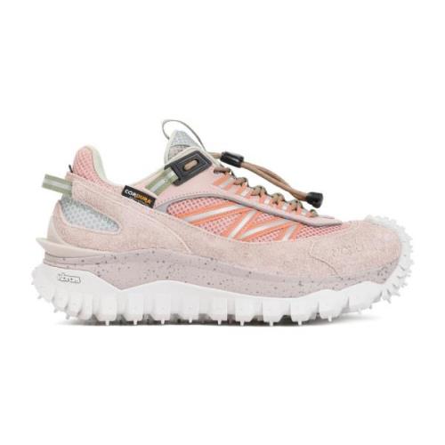 Roze & Paarse Trailgrip Sneakers Moncler , Pink , Dames