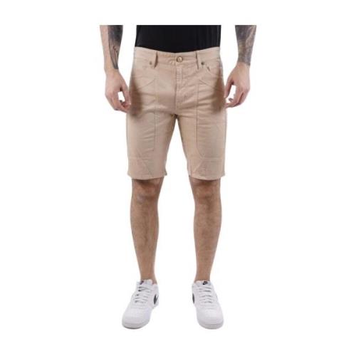 Stijlvolle Bermuda Shorts voor Mannen Jeckerson , Beige , Heren