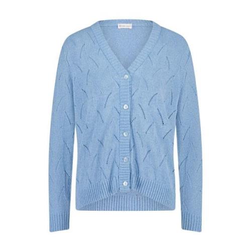 Elegant Light Blue Cardigan Jane Lushka , Blue , Dames