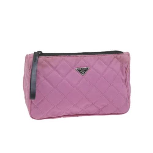 Pre-owned Nylon prada-bags Prada Vintage , Pink , Dames